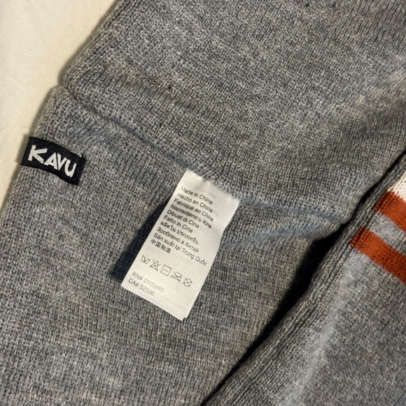 KAVU limited edition fox print Arlo infinity wrap scarf - Picture 2 of 3